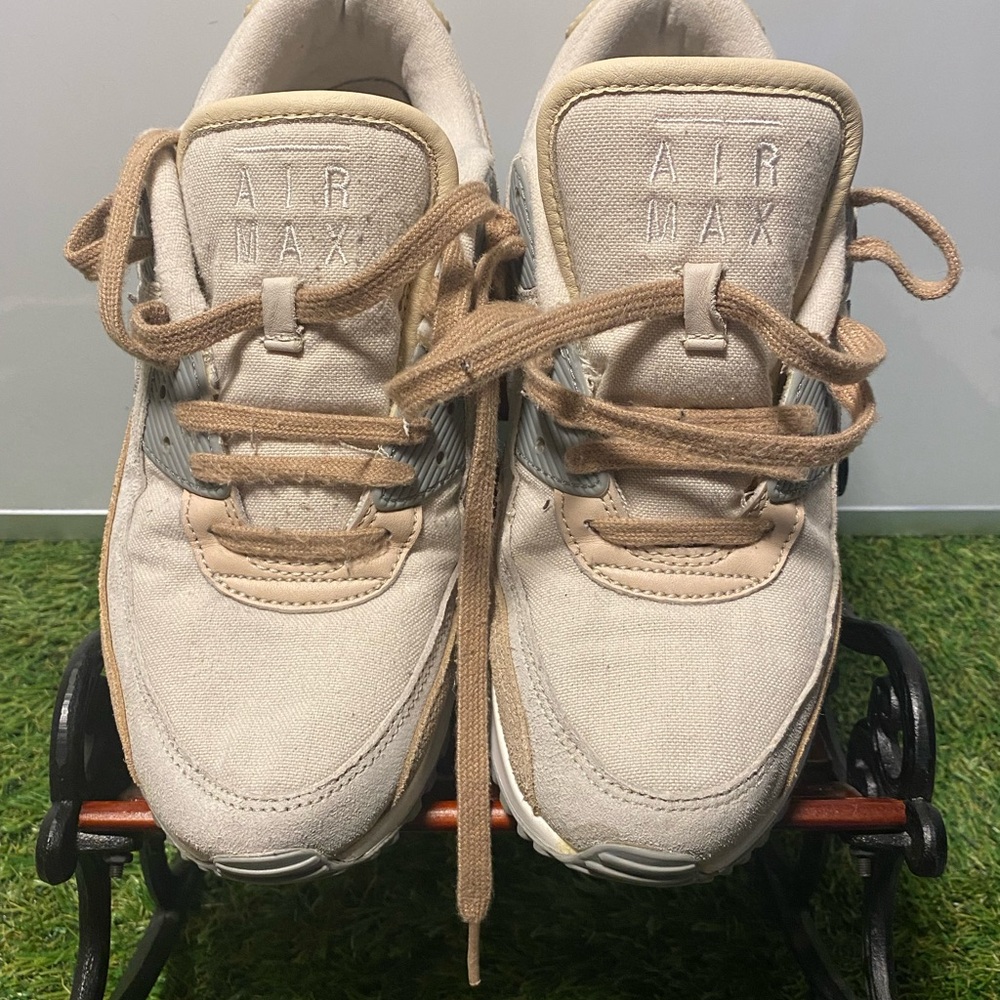 NIKE AIR MAX 90 PREMIUM HEMP SAND DRIFT MEN’S SIZE 10.5 DA1641-201 Sneakers